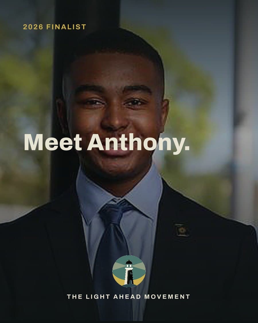 Meet Anthony, a 2026 finalist